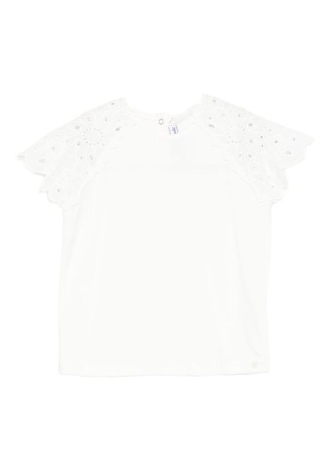 T- shirt con ricami TARTINE ET CHOCOLAT | CA100121325E NACRE